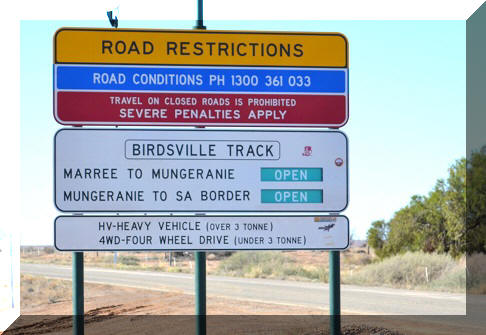 Birdsville track is open