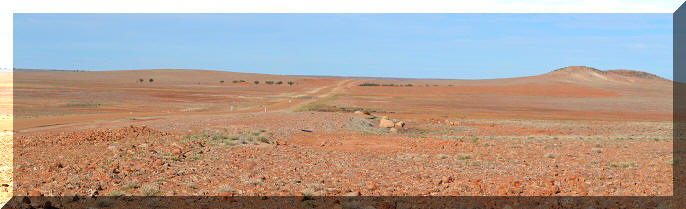 The desert landscape