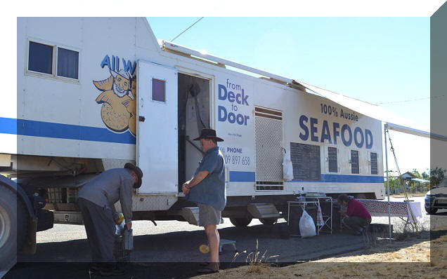 Mobile fish shop