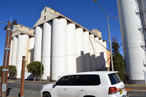 Peanut silos