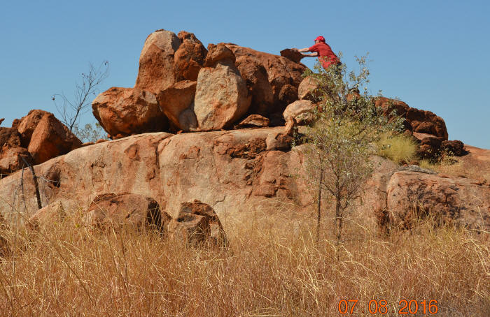 No, not the Devils Marbles