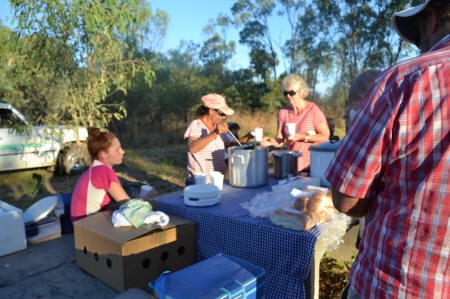 The "Hearty Meal at a cattle station"