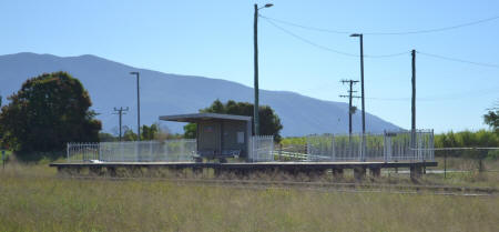 an unused rail stop