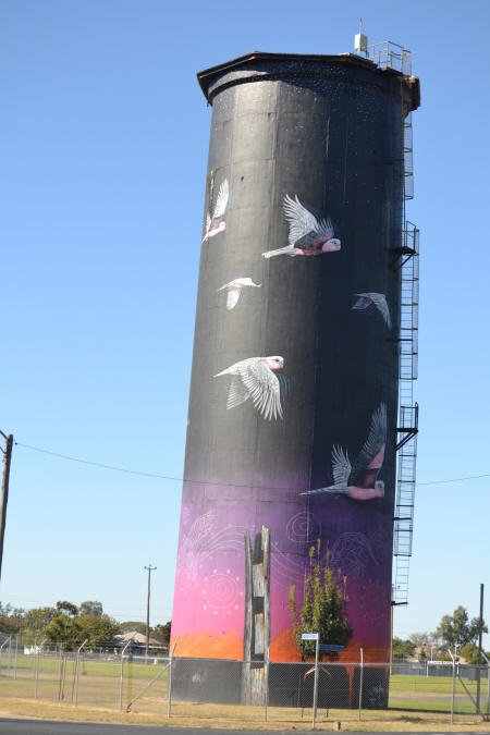 colorful silo