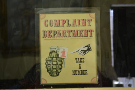 Complaints dept