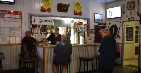 Inside the pub