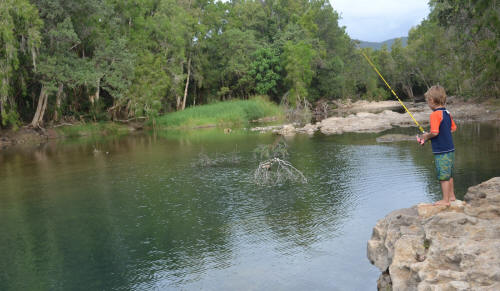 Big game fishing at Rollingston