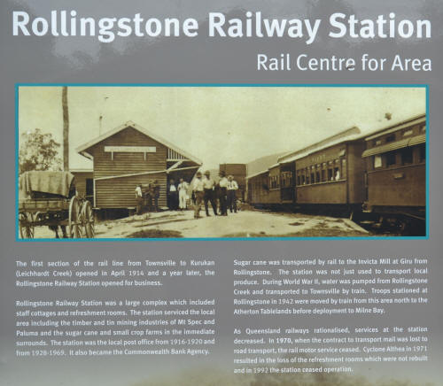 Rollingston railway station