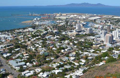 Townsville CBD from the Castle